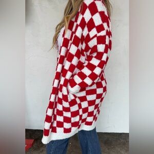 BLAKELEY Cloud Checkered Cardigan